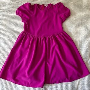 TCEC pink puff sleeve dress